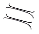 Beltline Window Felts - 4pcs Inner & Outer (For Vent Window Delete) - 55-59 Chevy GMC Truck ('55 2nd Series)