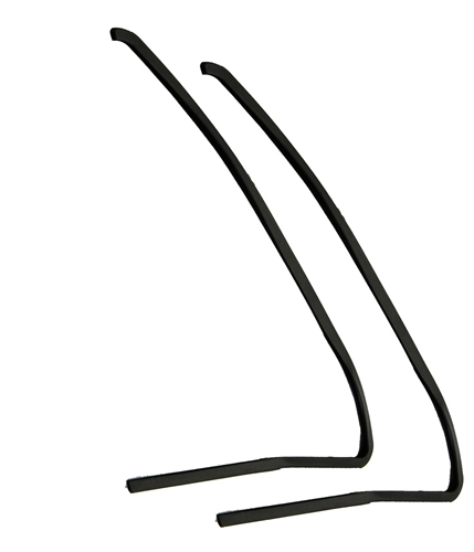 Vent Window Rubber U-Channels - Pair - 67 Camaro Firebird