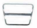 Brake or Clutch Pedal Pad Trim - Stainless - 68-71 Chevy II Nova; 67-69 Camaro; 68-81 Firebird