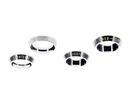 Dash Knob Bezels (4pcs) - 68 Camaro Firebird