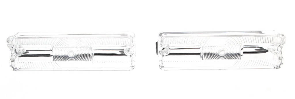 Park Lamp Lenses and Gaskets - Clear - LH/RH Pair - 69 Dart