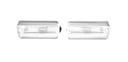 Park Lamp Lenses and Gaskets - Clear - Pair - 73-74 Dart (except 74 SE)