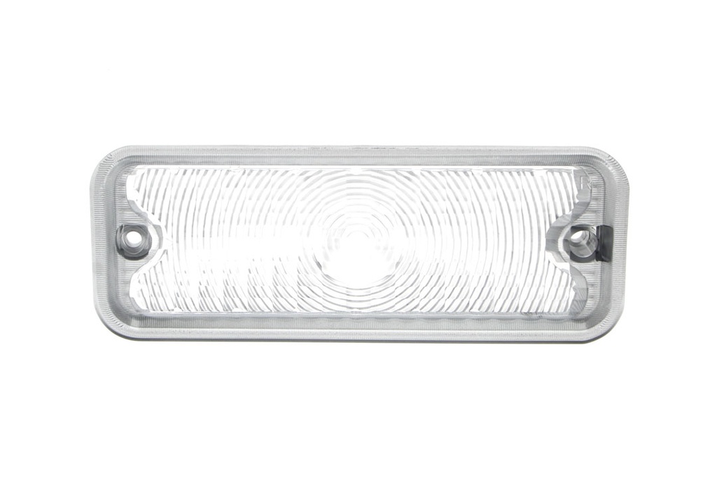Park Lamp Lens - Clear - with trim - RH - 75-78 Chevy GMC C/K Pickup Truck Blazer Jimmy Suburban