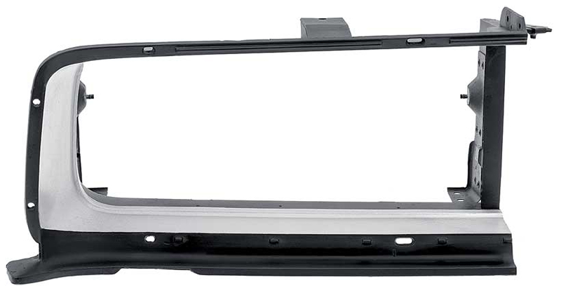 Grille Extension Bezel w/ Brackets - RH - 68-69 Charger