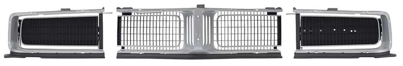 Grille Set - Economy Style - Silver - 69 Charger