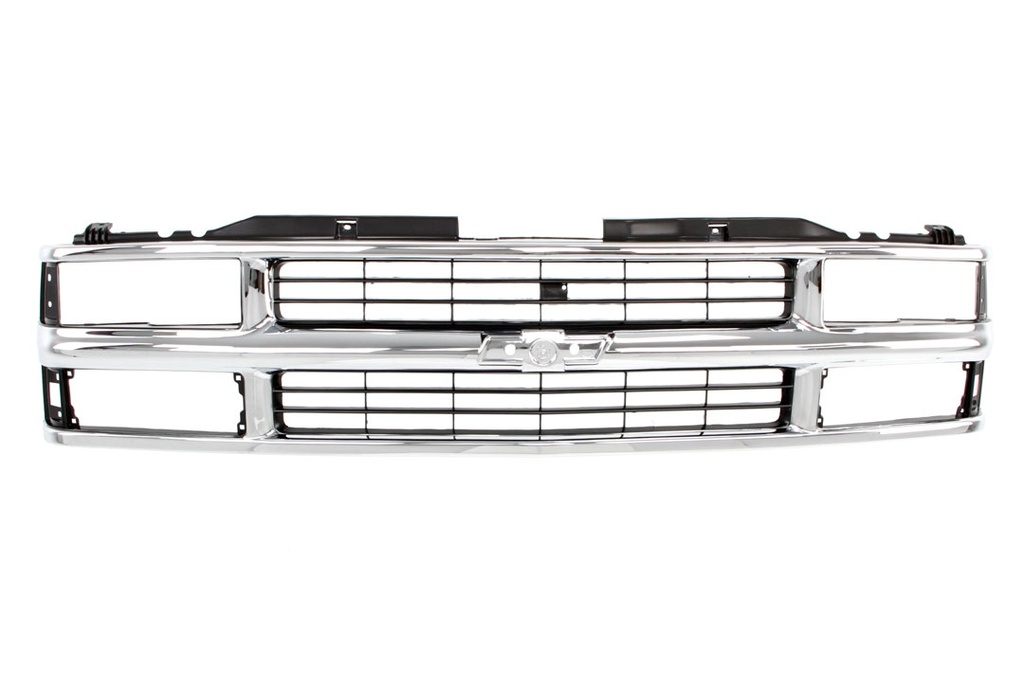 Grille Shell - Chrome/Gray - Composite Headlight - 94-98 Chevy C/K Pickup SUV