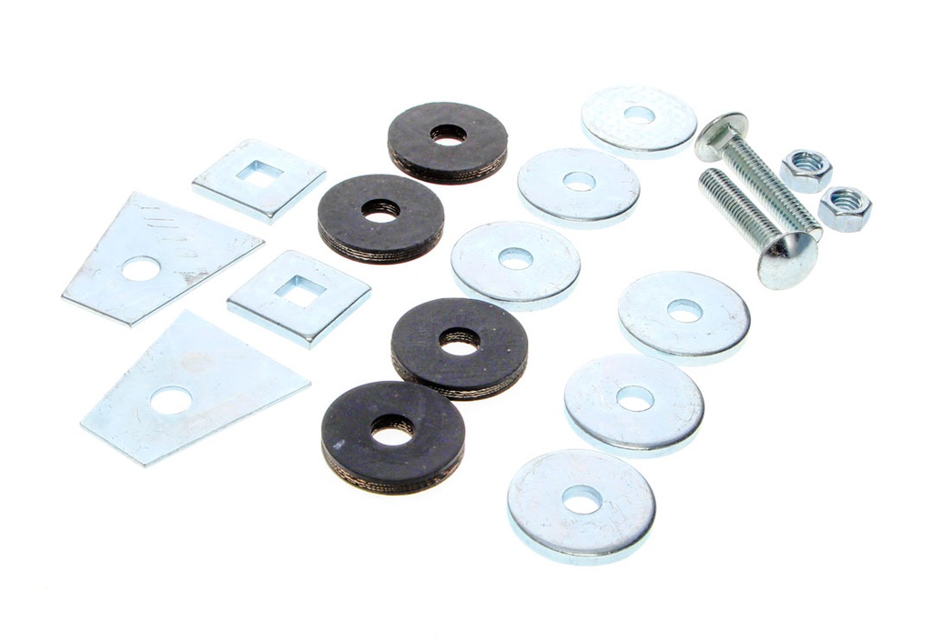 Radiator Support Mount Assembly Kit - 2 Mounts - 60-68 Chevy GMC C/K Pickup Truck Suburban