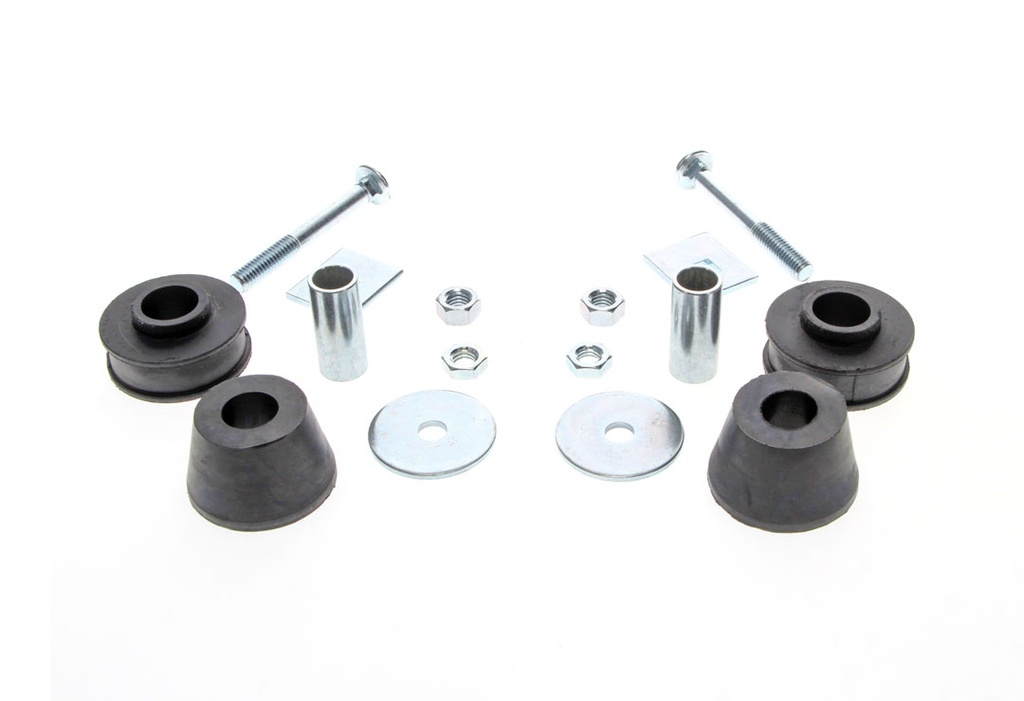 Radiator Support Mount Assembly Kit - 2 Mounts - 69-72 Chevy GMC C/K Pickup Blazer Suburban 1/2-Ton