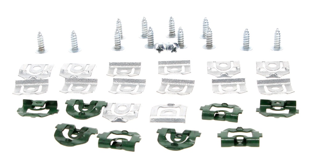 Windshield Molding Clip & Screw Set - 64-67 Chevelle Skylark Cutlass GTO Convertible