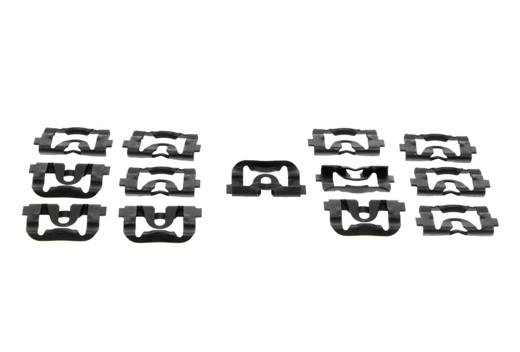 Windshield Molding Clip Set - Upper & Sides (13pcs) - 67-69 Camaro Firebird Coupe w/ Vinyl Top