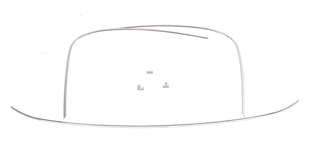 Windshield Reveal Molding Set - 6 pcs - 71-72 Chevy GMC C/K Pickup Truck Blazer Jimmy Suburban