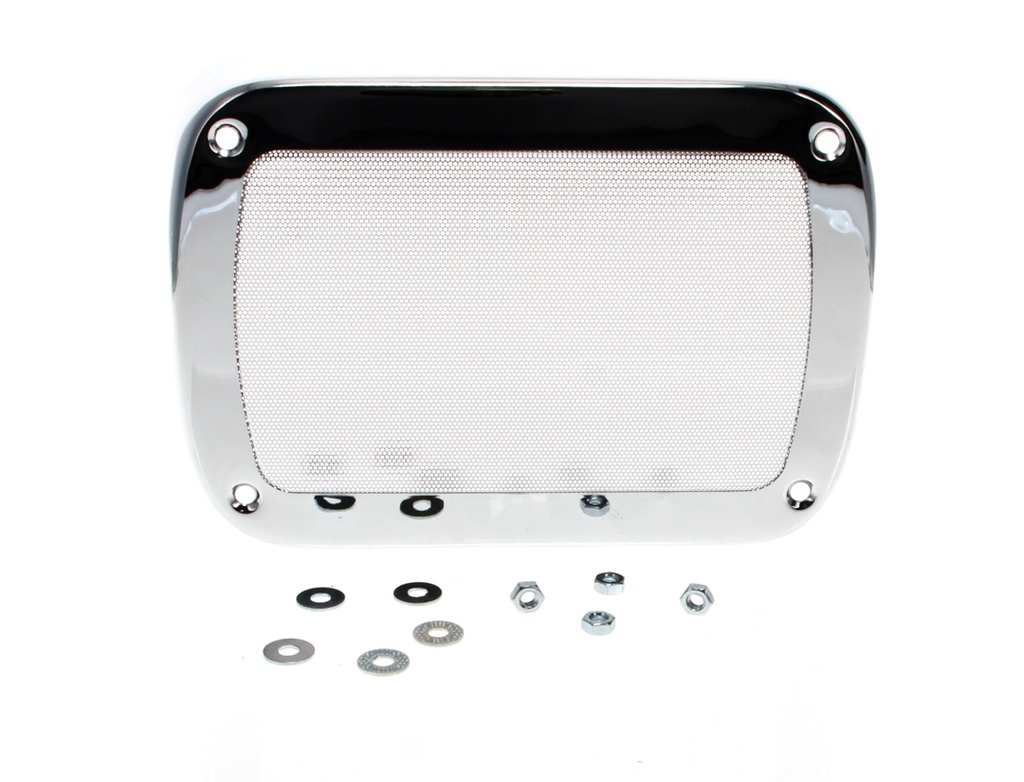 Speaker Grille - Chrome - 55-59 Chevy GMC Truck ('55 2nd Series)