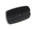 Brake Pedal Pad - Power Brakes Logo - Automatic - 62-67 Chevy II
