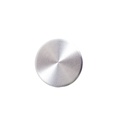 Window Crank Handle Screw Cover - Brushed Aluminum - 68-72 Fairlane Torino, 68-72 F-Series Pickup; 68-77 Bronco