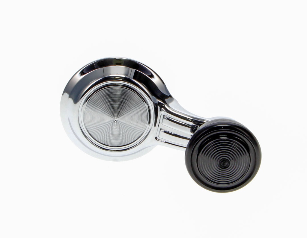 Vent Window Crank Handle - Black Knob - 68 Chevelle El Camino