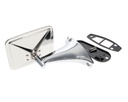 Outside Rear View Mirror Kit - Stainless - RH - 70-72 Chevy GMC C/K Pickup Truck Blazer Jimmy Suburban