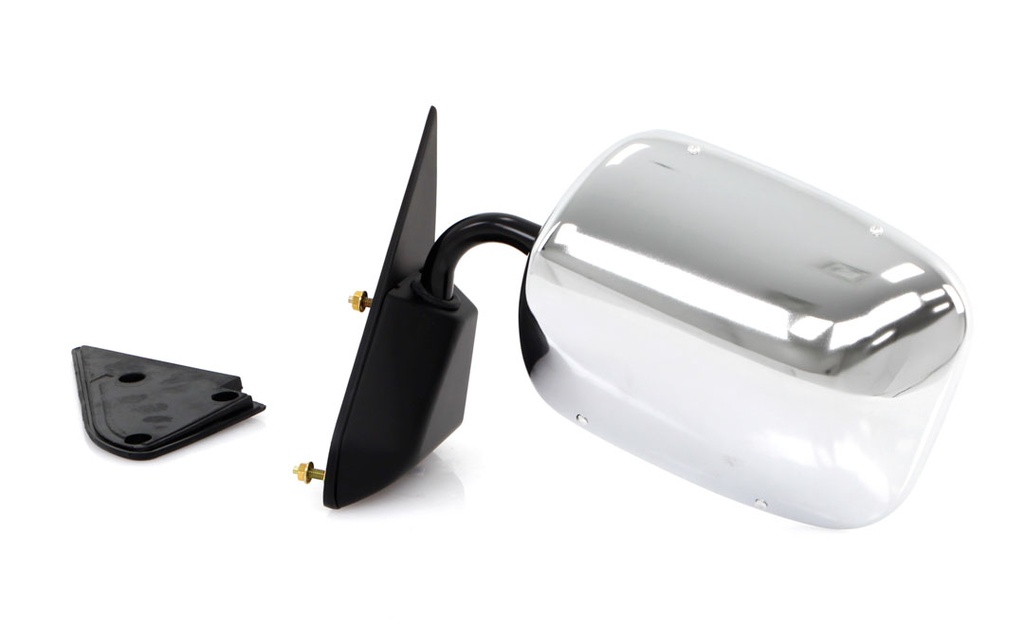 Outside Door Mirror - Chrome Below Eyeline - LH - 88-98 Chevy GMC C/K Pickup SUV