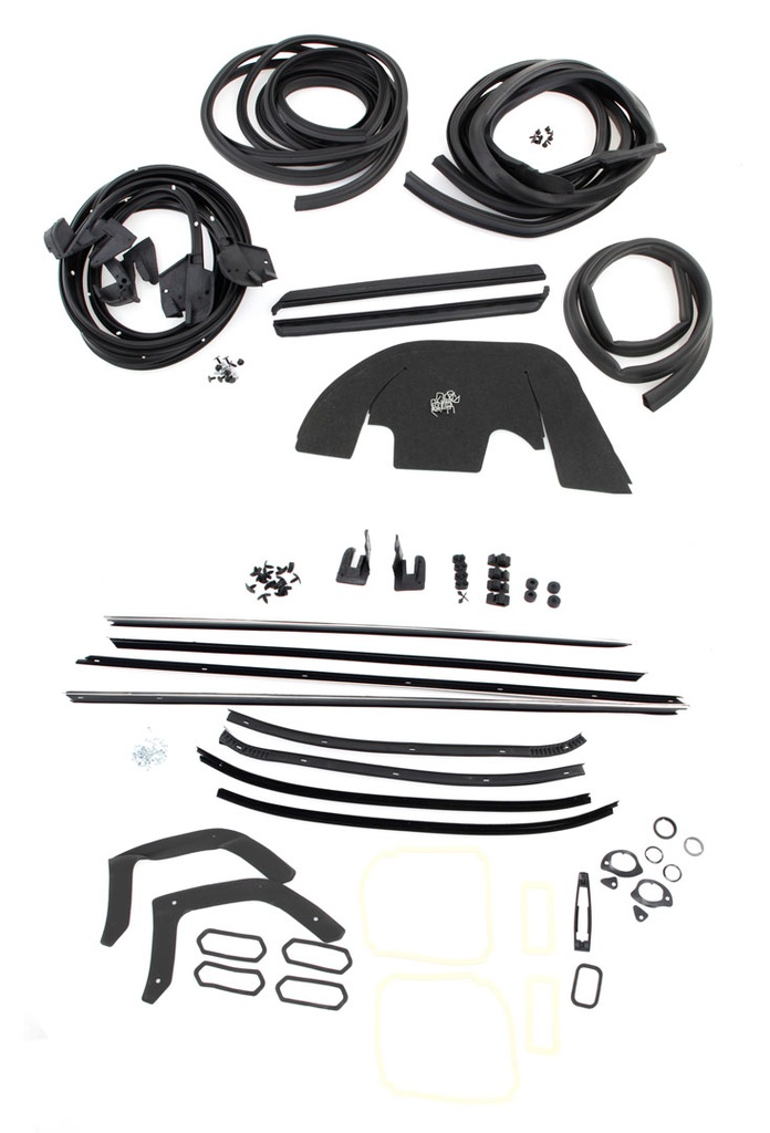 Weatherstrip Gasket and Seal Kit - 69 Chevelle 2DR Coupe