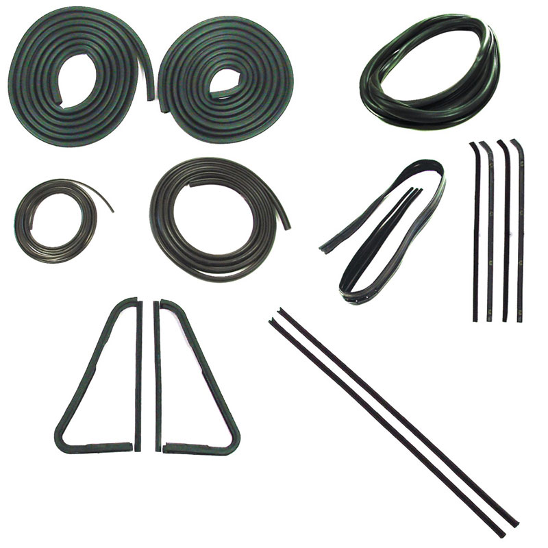 Weatherstrip Kit (w/o Trim Groove) - 64-66 Chevy GMC C/K Pickup