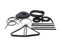 Complete Weatherstrip Seal Kit (14pcs) - 80-86 F-Series Pickup w/ Weatherstrip Trim Groove