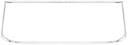 Back Glass Molding Set - 66-67 Chevy II Nova 2DR Hardtop
