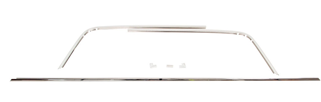 Rear Window Reveal Molding Set - 6 pcs - 67-72 Chevy GMC C/K Pickup Truck