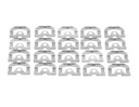 Back Glass Molding Clip Set (20pcs) - 68-74 Chevy II Nova; 71-74 Ventura 2DR Coupe w/ Vinyl Top