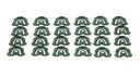 Back Glass Molding Clip Set (24pcs) - 66-67 Chevy II Nova 2DR Hardtop