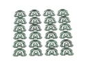 Back Glass Molding Clip Set (24pcs) - 64-65 Chevelle 2DR Hardtop