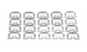 Back Glass Molding Clip Set (20pcs) - 68-72 Chevelle; 70-72 Monte Carlo 2DR Hardtop w/ Vinyl Top