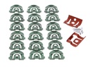 Back Glass Molding Clip Set & Screw Set (22pcs) - 66-67 El Camino