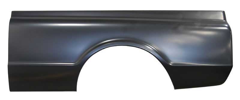 Bedside w/o Stake Pocket Holes w/o Side Marker Lamp Holes - LH - 67-72 Chevy GMC C/K Fleetside Short Bed Pickup