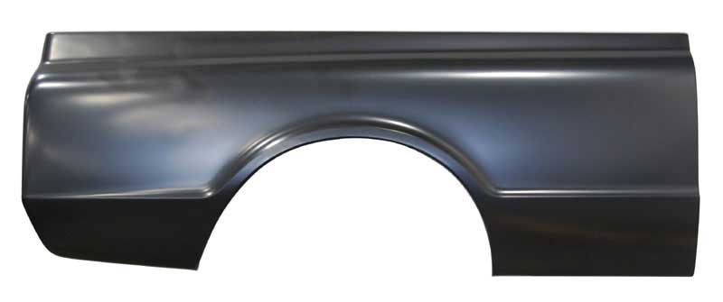 Bedside w/o Stake Pocket Holes w/o Side Marker Lamp Holes - RH - 67-72 Chevy GMC C/K Fleetside Short Bed Pickup