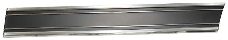 Front Lower Bed Molding - Black - LH - 69-72 Chevy GMC C/K Short Bed Fleetside Pickup