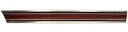 Front Lower Bed Molding - Woodgrain - RH - 69-72 Chevy GMC C/K Long Bed Fleetside Pickup