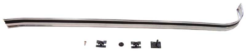 Rear Lower Bed Molding - LH -73-80 Chevy GMC C/K Long Bed Fleetside Pickup