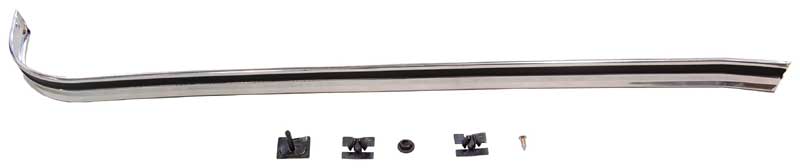 Rear Lower Bed Molding - RH -73-80 Chevy GMC C/K Long Bed Fleetside Pickup