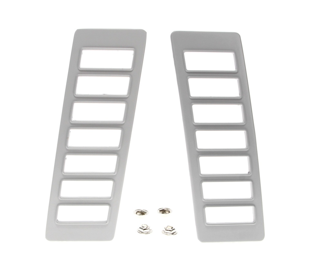 Rear Side Marker Lamp Bezels - LH/RH Pair - 70-72 Chevelle