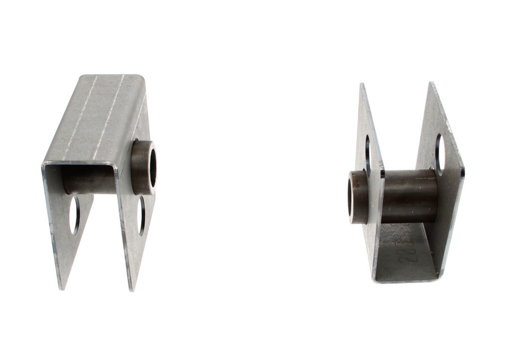 Spring Hanger Relocation Rear Shackles - LH/RH Pair - 66-70 Dodge Plymouth B-Body