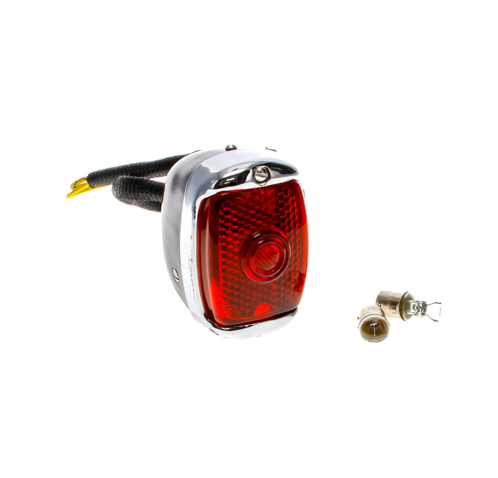 Tail Lamp Assembly - Black Housing - LH - 47-53 Chevy GMC Pickup