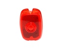Tail Lamp Lens - Plastic - LH or RH - 49-53 Chevy GMC Stepside Pickup Truck