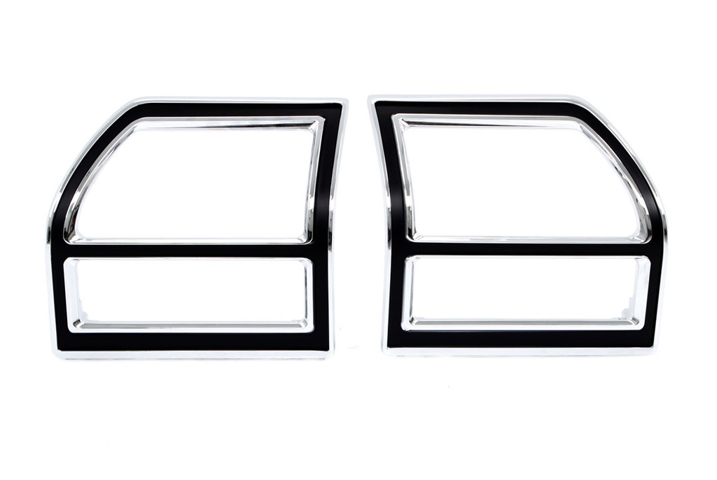 Taillight Bezels - LH-RH Pair - 69 Chevelle (Except Wagon)