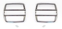 Taillight Bezels - LH/RH Pair - 68-69 Fairlane Torino Fastback
