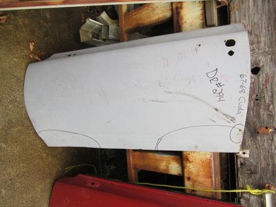 1967-68 Plymouth Barracuda Mopar Driver's Side Door A-Body Dr # 294