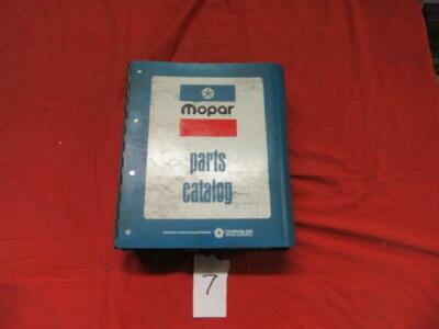 1976 Passenger Car MOPAR Dealership Parts Book Dodge Challenger Plymouth Cuda