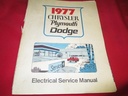 1977 77 Service Manual Electrical Mopar Chrysler Plymouth Dodge
