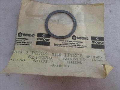 4 Spd Manual Transmission A412 Shim 1.35 78 Omni Horizon NOS MOPAR 5240239