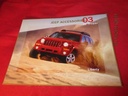 2003 03 Jeep Liberty Accessories Dealership Pamphlet MOPAR