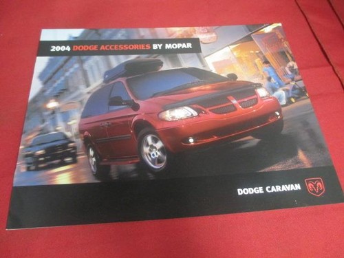 2004 Dodge Accessories Caravan Dealership Pamphlet