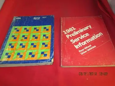 1981 Service Manual Challenger Sapporo Rear Wheel Drive Preliminary Info
